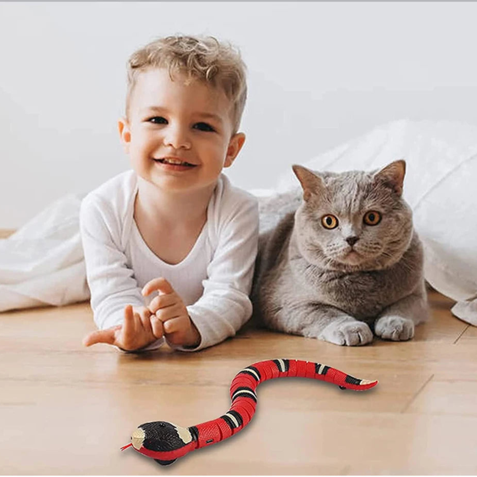 Smart Sensing Snake Cat Toy