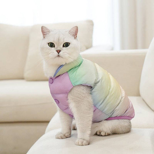 Colorful Warm Pet Vest